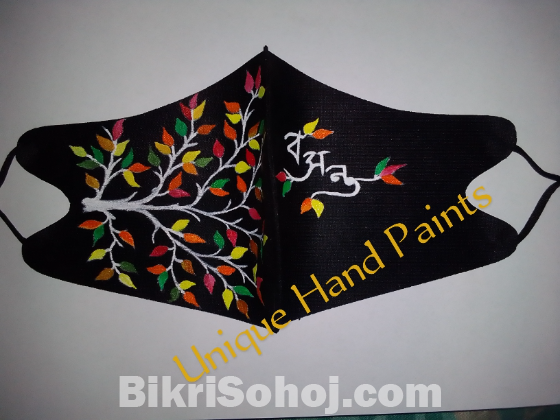 Hand paints premium mask